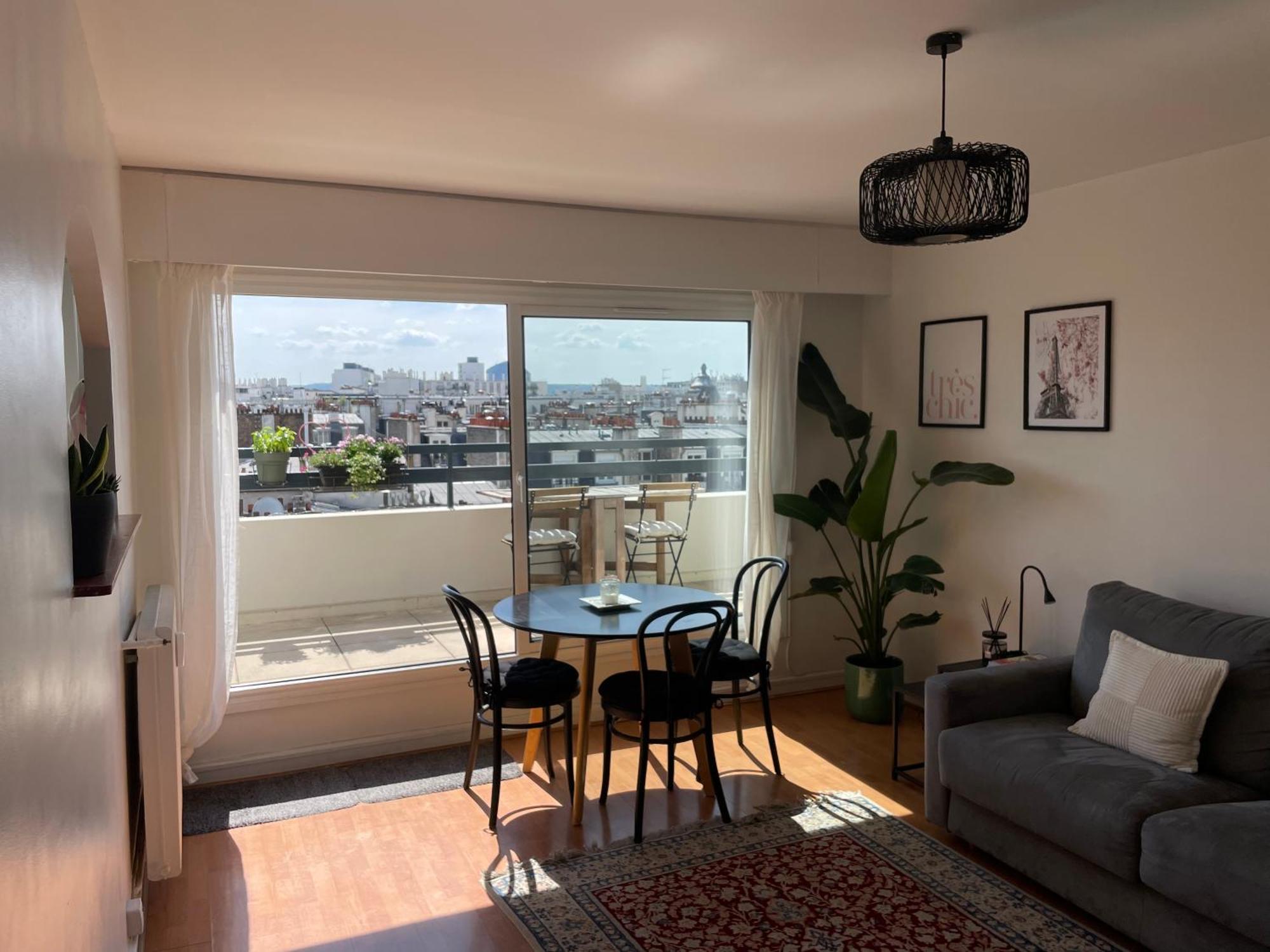Apartment F8 - Terrace Paris's View, Eiffel Tower Area *